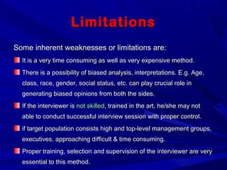 interview method | PPT