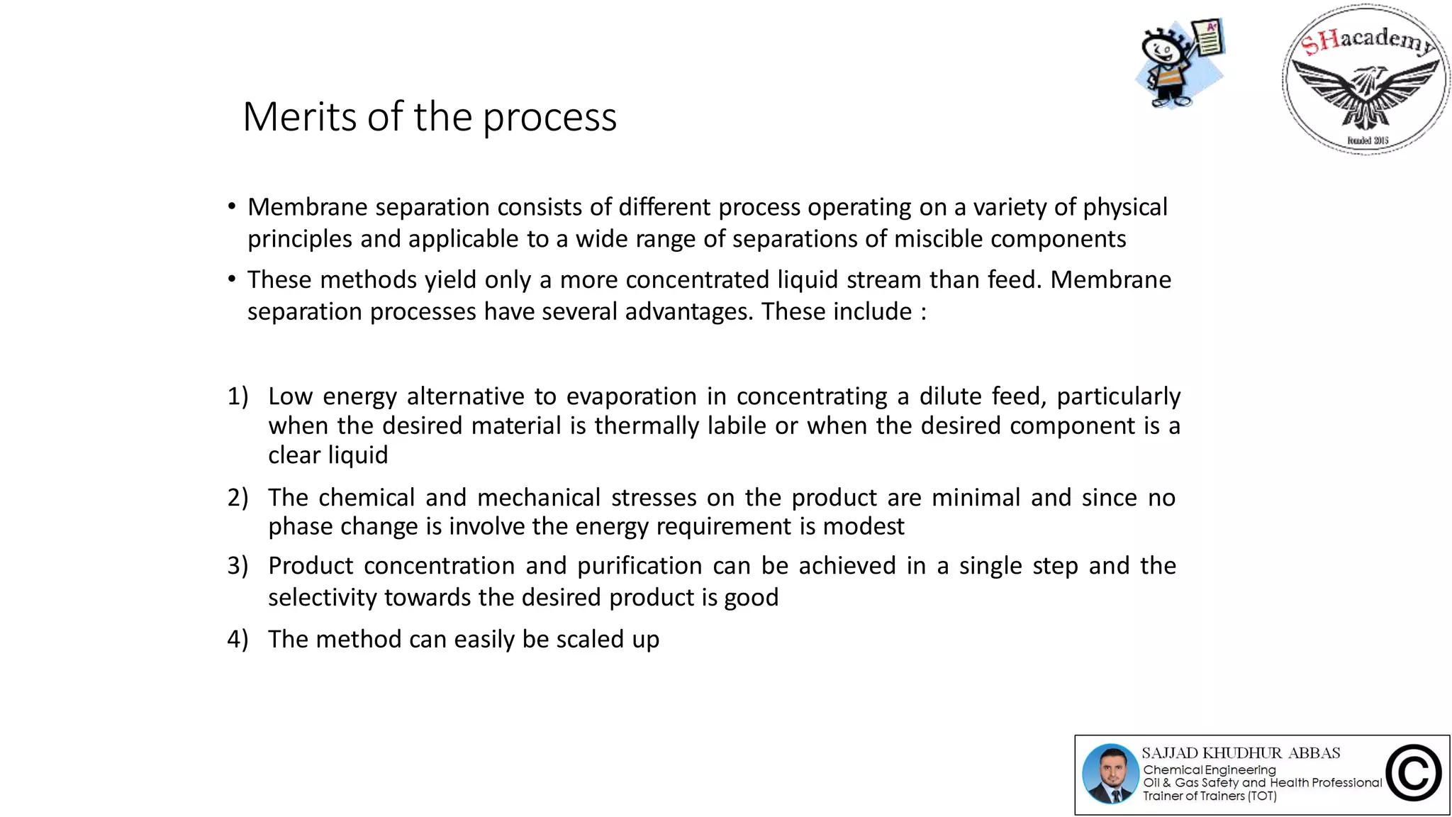 Episode 65 : Membrane separation processes | PPTX