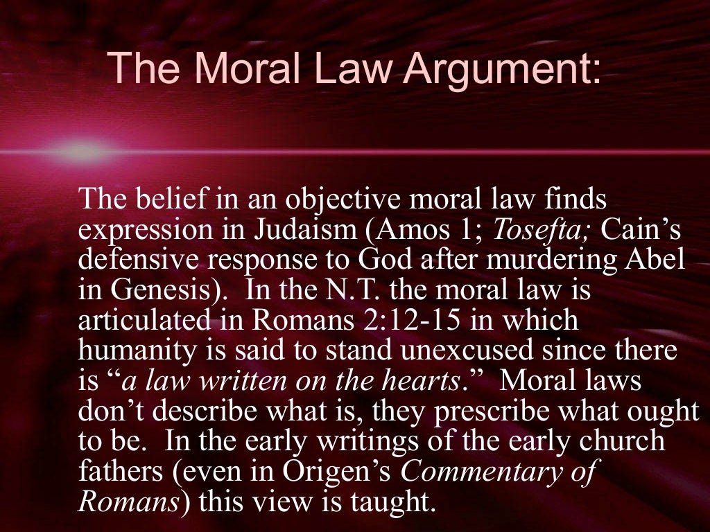 Lecture 8 moral_law_argument