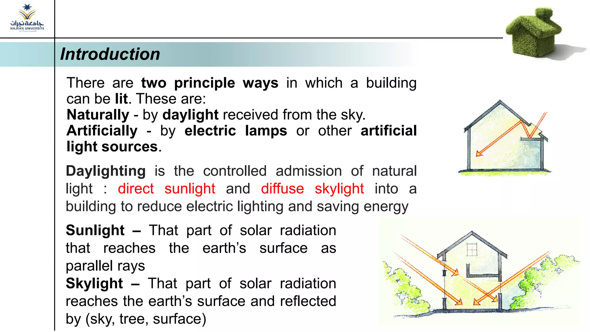 Lecture 8 natural lighting | PDF