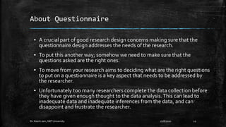 Questionnaire formation | PPTX