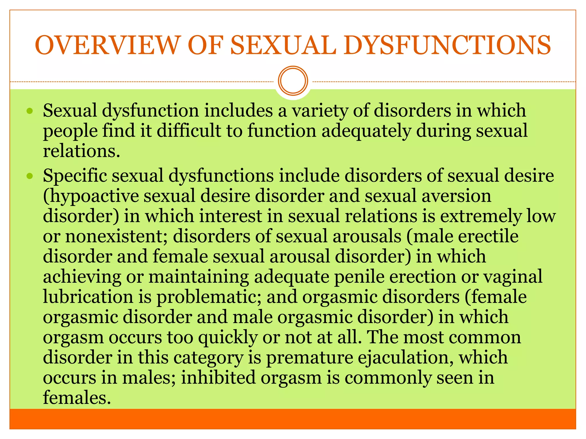 Lecture 8 sexual and gender identity disorders | PPTX