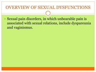 Lecture 8 sexual and gender identity disorders | PPTX