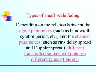 Comprehensive Analysis of Small-Scale Fading and Dispersion in Mobile ...