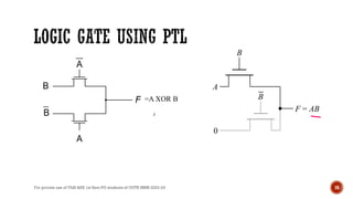 Comprehensive Study of Transistor Equivalency and CMOS Logic Gates in ...