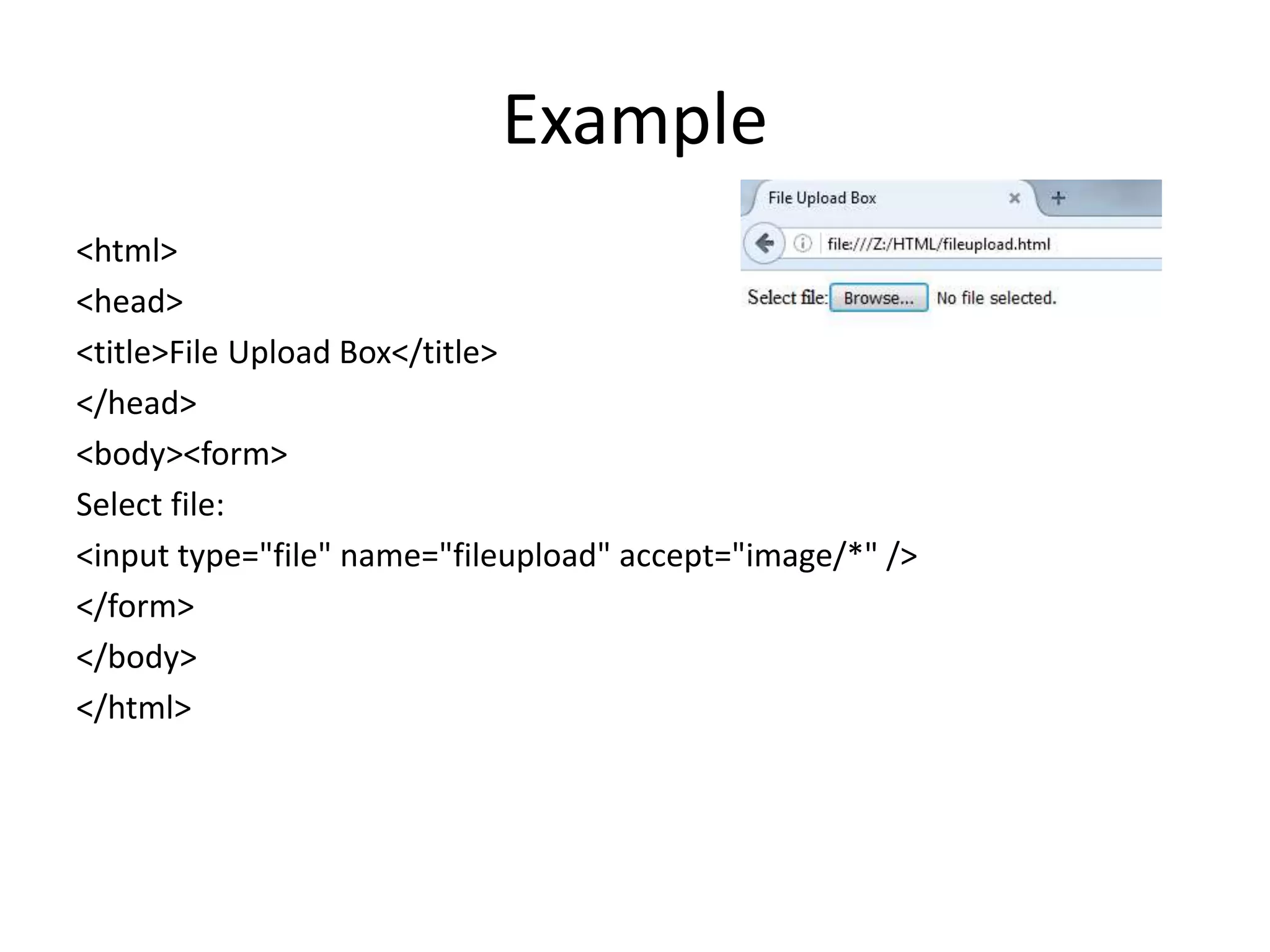 HTML Forms | PPT