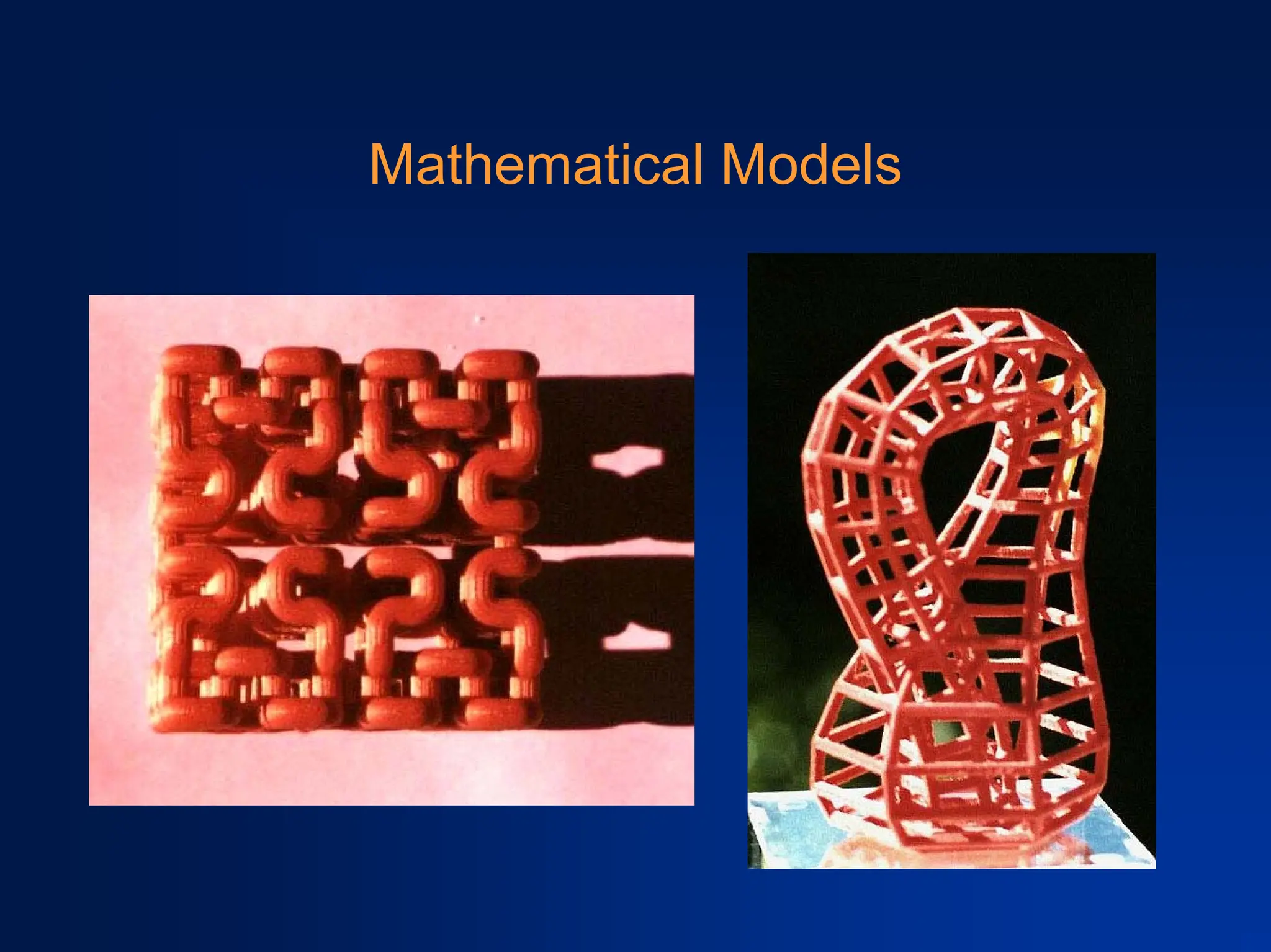 Mathematical Models
 
