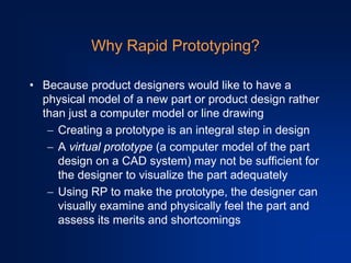 Lecture (SLS) RP Rapid Prototyping Method | PDF