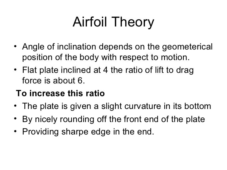 thin airfoil theory assumptions