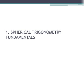 spherical triangles | PPTX
