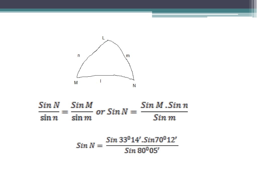 spherical triangles