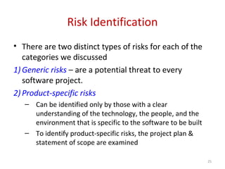 Software Engineering (Risk Management) | PPT