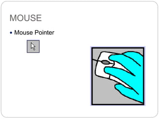 MOUSE
 Mouse Pointer
 