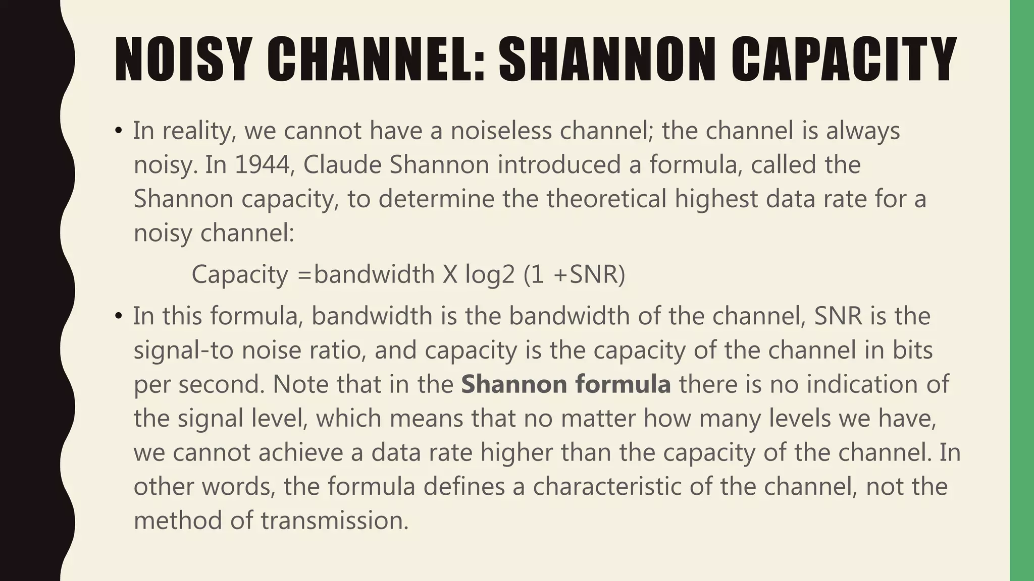 DATA RATE LIMITS | PPTX