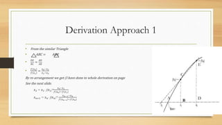 Secant Method | PPTX