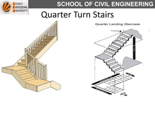 SCHOOL OF CIVIL ENGINEERING
Quarter Turn Stairs
 