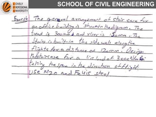 SCHOOL OF CIVIL ENGINEERING
 