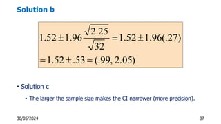 Statistical estimation and sample size determination | PDF