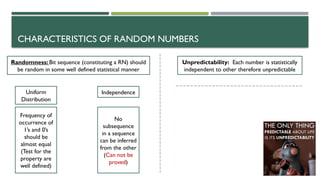 Unpredictable Numbers Lecture 9-Advance Cryptography-1- PRNG and Stream ciphers (1).pptx