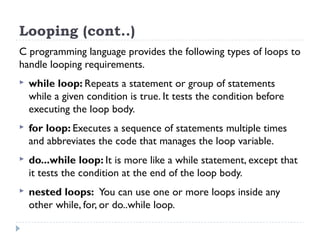 Lecture 9- Control Structures 1 | PPT