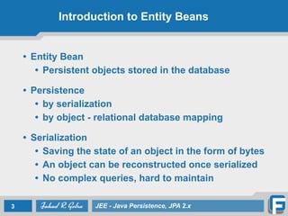 Lecture 9 - Java Persistence, JPA 2 | PDF