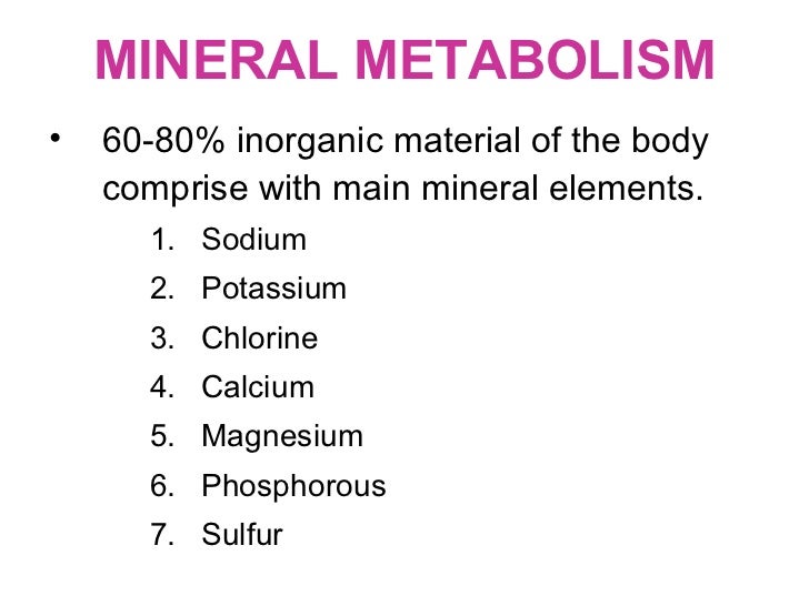 Which Of The Following Minerals Is Linked With Energy Metabolism Do Minerals Support Metabolism at Leslie Michelle blog