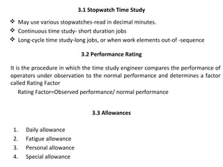 Stop Watch Method Study Lecture9,10,11 | PPT