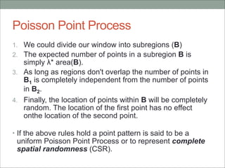 Point Poisson Process Spatial Ppm R SPATIAL POINT PATTERNS | PDF