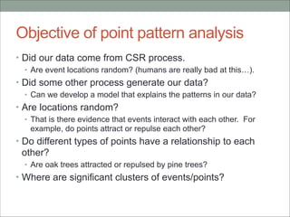 SPATIAL POINT PATTERNS | PDF