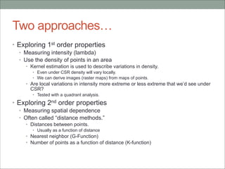 SPATIAL POINT PATTERNS | PDF