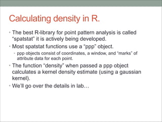SPATIAL POINT PATTERNS | PDF