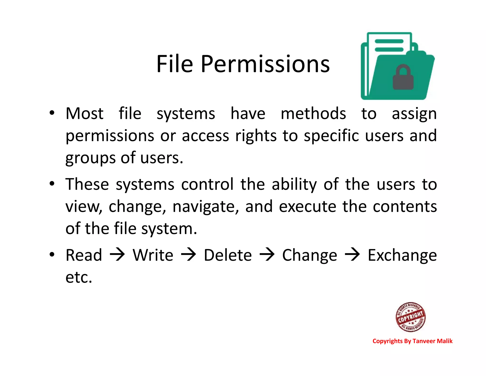 Lecture 9 file system | PPT