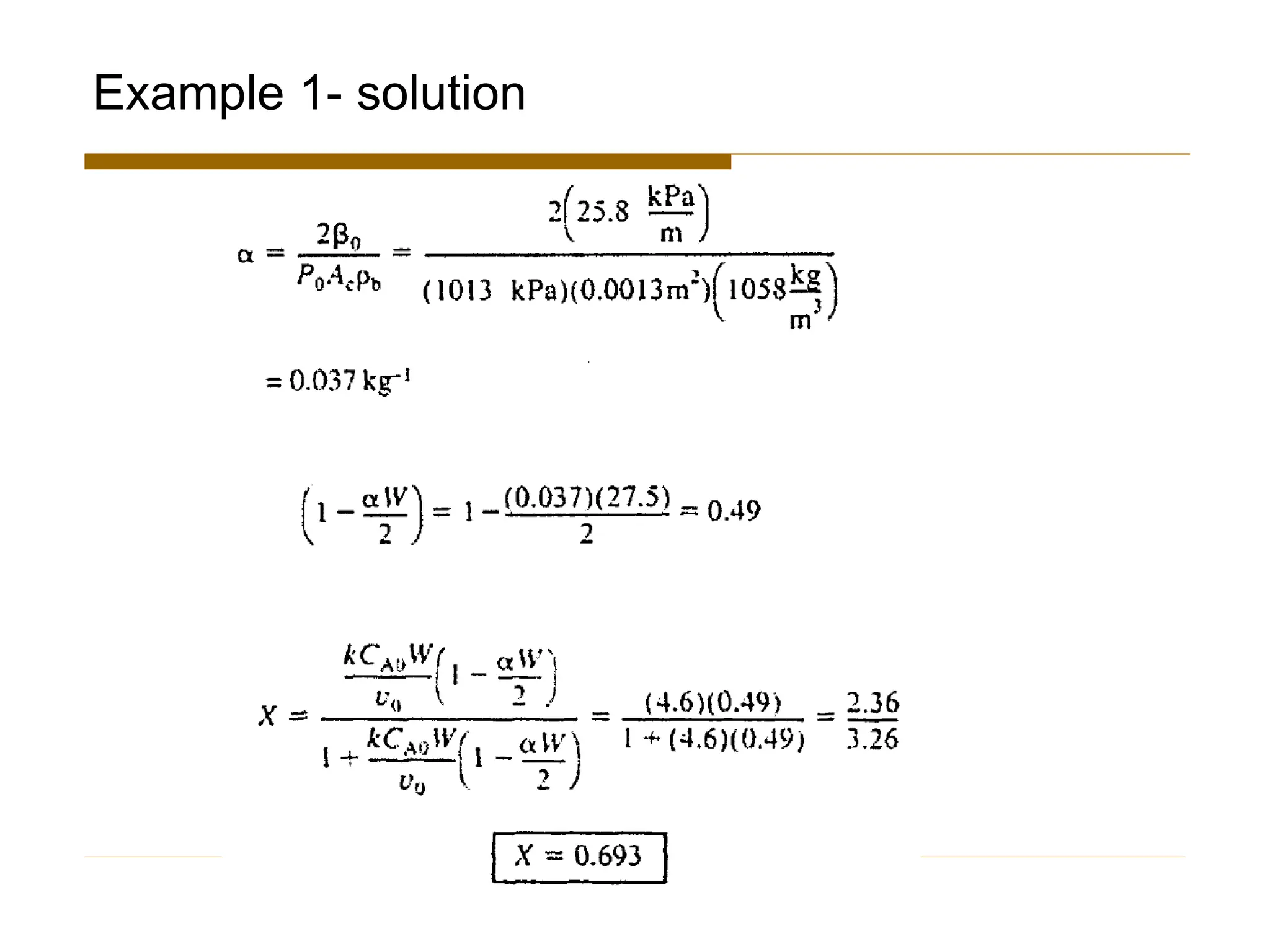 Example 1- solution
 