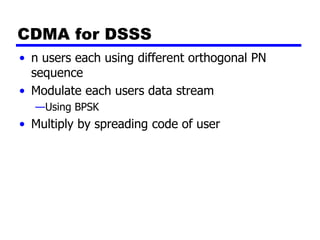 Lecture spread spectrum | PPTX
