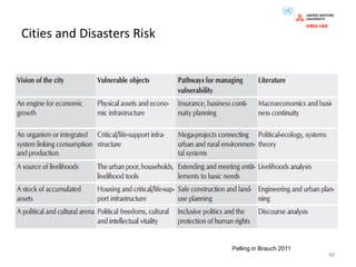 Lecture 9: Urban Disaster Risk Reduction | PDF