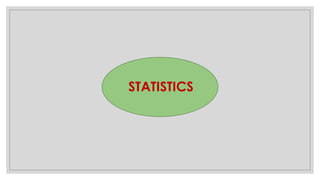 Basic Statistics, Descriptive Statistics | PPTX