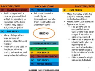 Lecture bricks and blocks masonry | PDF