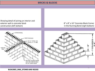 Lecture bricks and blocks masonry | PDF