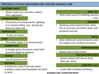 Lecture bricks and blocks masonry | PDF