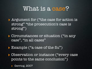 Lecture Case Studies | KEY