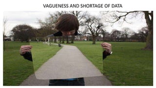 VAGUENESS AND SHORTAGE OF DATA
 