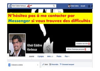 N’hésitez pas à me contacter par
Messenger si vous trouvez des difficultés
 