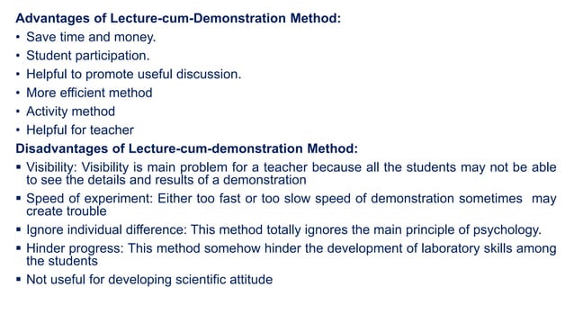 Lecture cum demonstration Method | PPTX