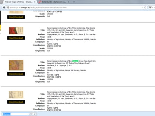 Obtaining data from EUSOIL
Example
 