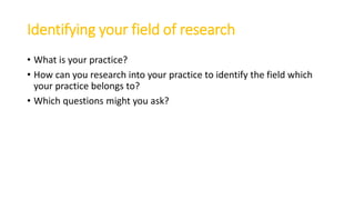 Lecture definitional terms in research methods | PPTX