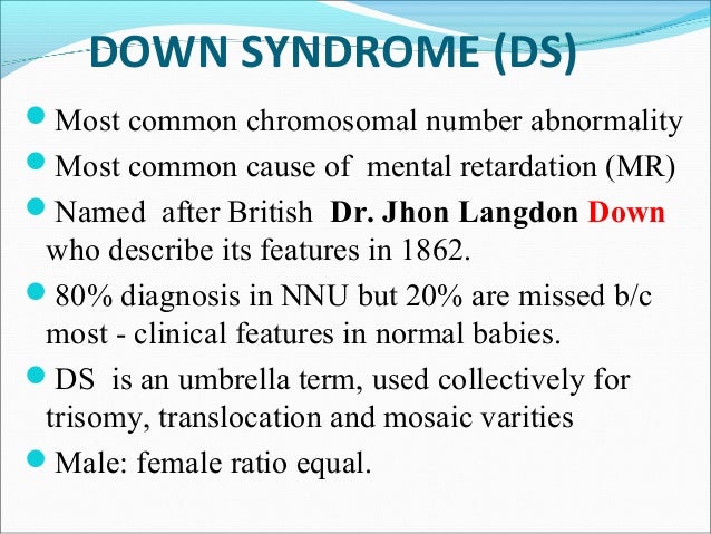 the characteristics of down syndrome a chromosomal abnormality the characteristics of down syndrome a chromosomal abnormality
