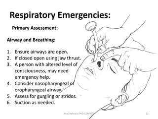 First Aid: Respiratory Emeregencies | PDF