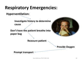 Hyperventilation First Aid Animation First Aid: Respiratory Emeregencies | PDF