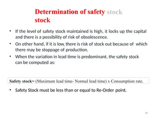 Stock Out Risk Inventory Control for Merchandising Students | PPTX