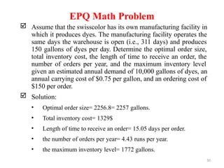 Inventory Control for Merchandising Students | PPTX